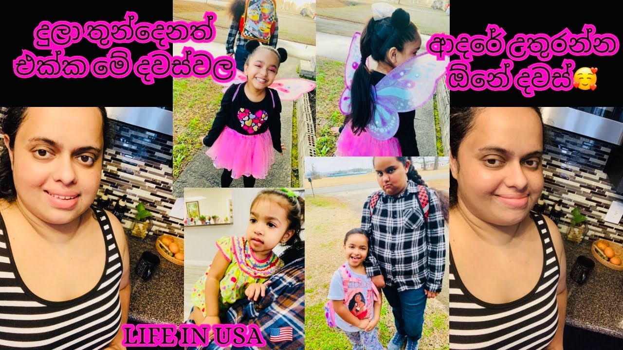මෙ දවස්වල ආදරේ වැඩිපුර ලැබෙනවා🥰American Simple Family Life 🥰Life in USA 🇺🇸 