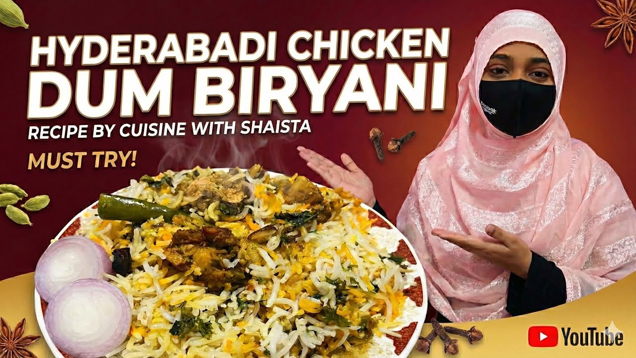 Hyderabadi Chicken Dum Biryani | delicious Chicken briyani 🍗 
