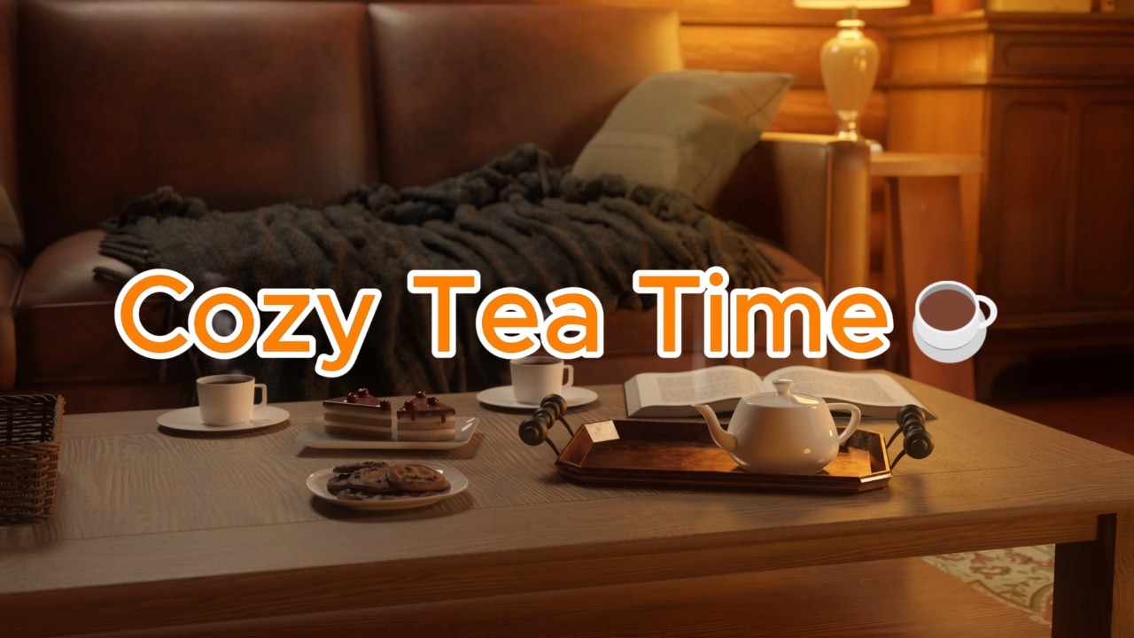 Cozy Tea Time Lofi ☕ | Relaxing Beats for Study, Chill & Sleep | 1 Hour