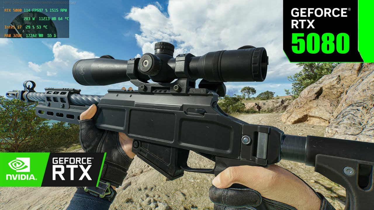 DELTA FORCE | RTX 5080 (4K ULTIMATE SETTINGS) DLSS OFF/FG OFF 32 GB