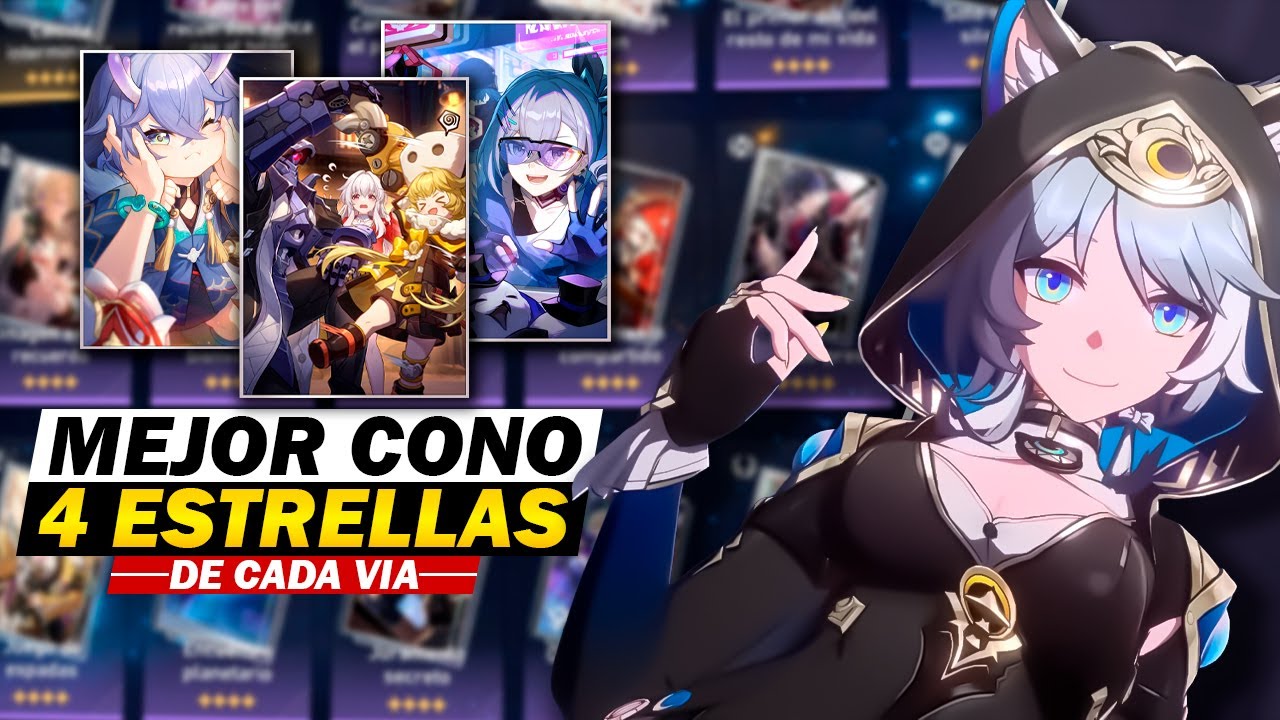 LOS MEJORES CONOS 4 ESTRELLAS Por Cada Vía | HONKAI STAR RAIL