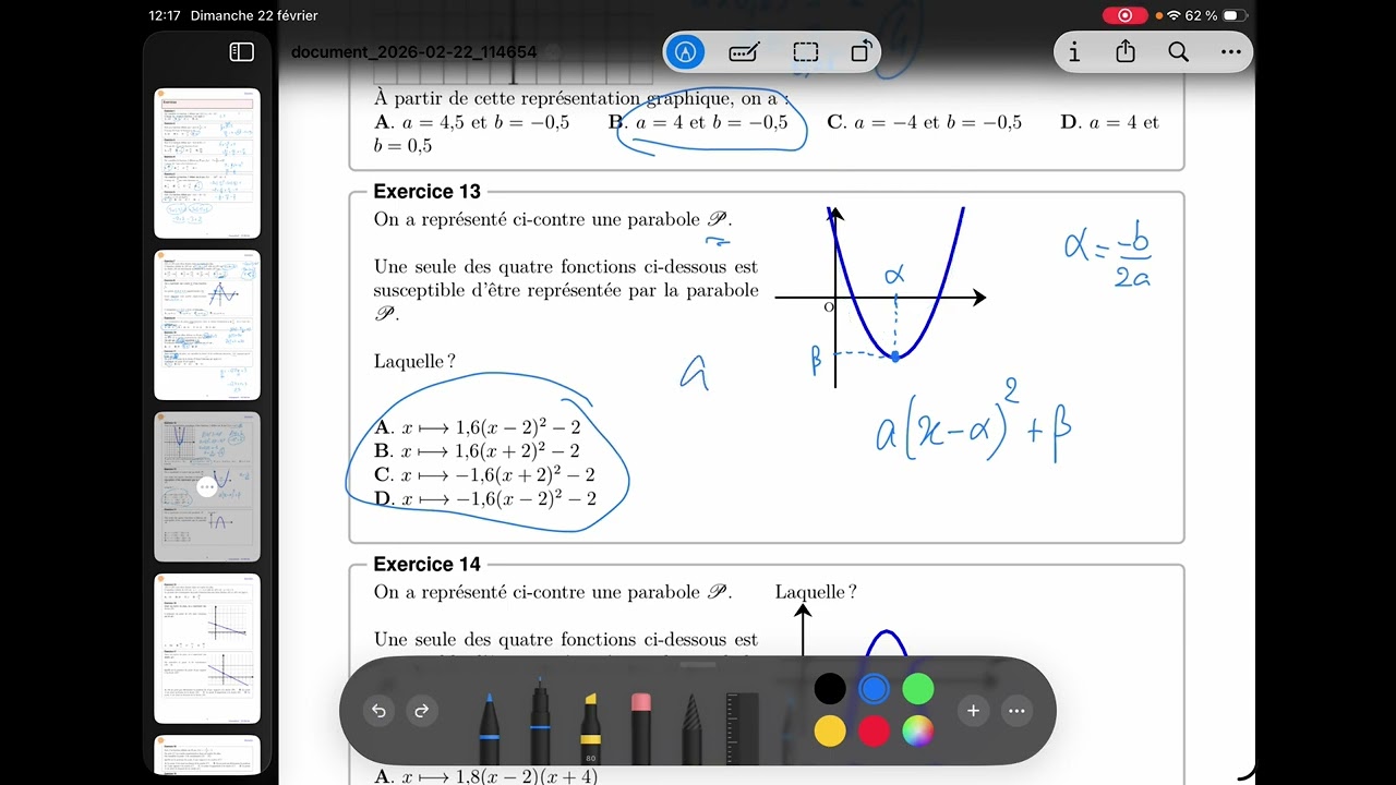 F02 Mathaléa Automatismes Première spéMaths