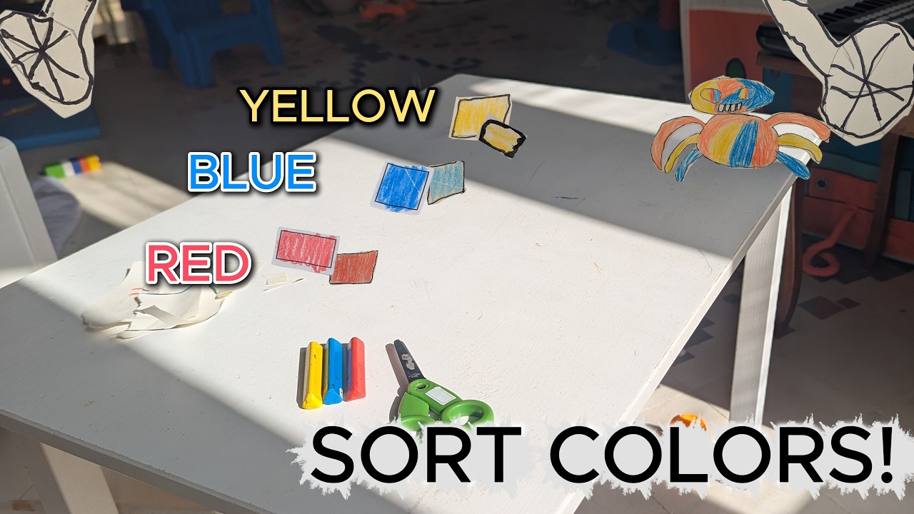 Spiderfull Sorts Colors | Montessori Color Sorting for Toddlers