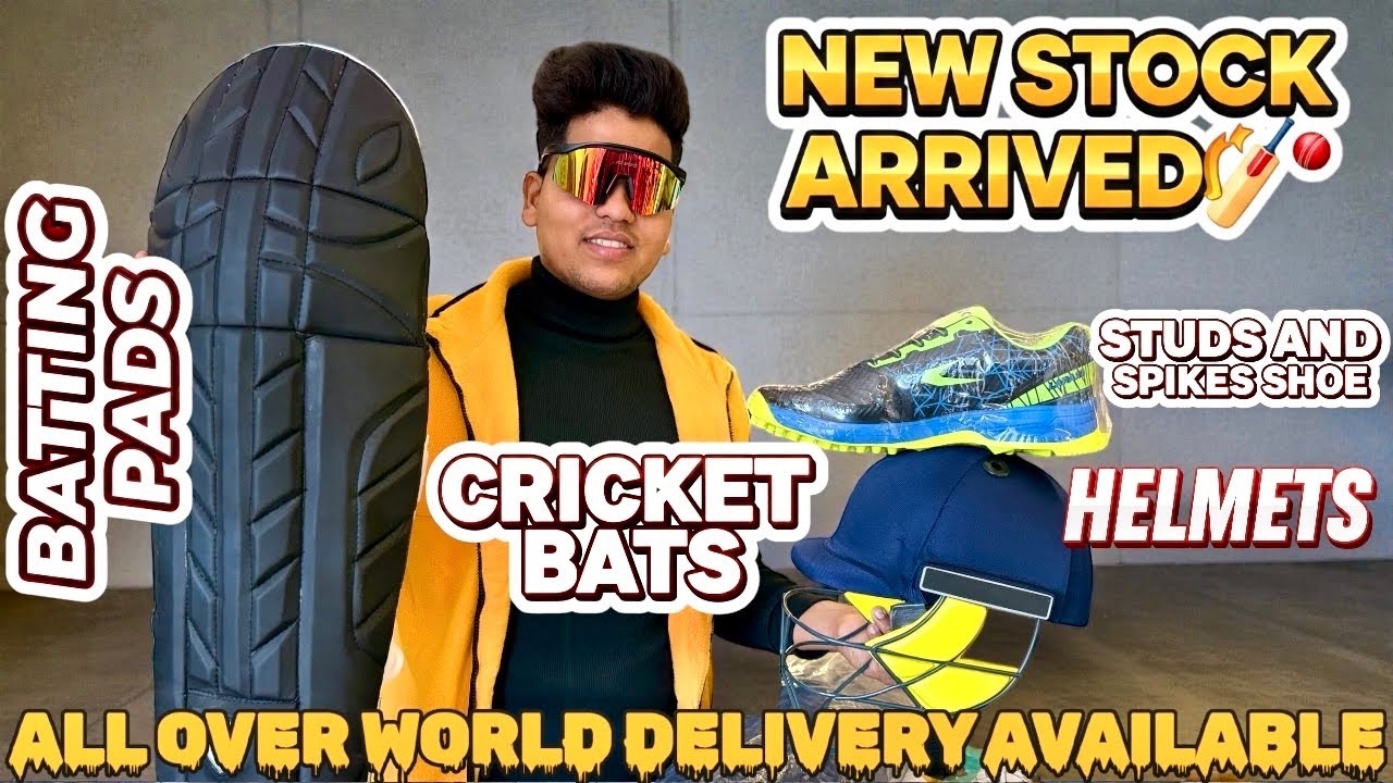 New Stock Top Quality Kashmir Willow Bat | Cricket Shoe | Batting Pads And Helmets | PCL Sports 2026