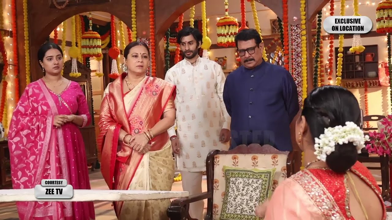 Lakshmi Niwas Today Episode Meenakshi starts crying about Bhoomi's engagement | On Location Zee tv