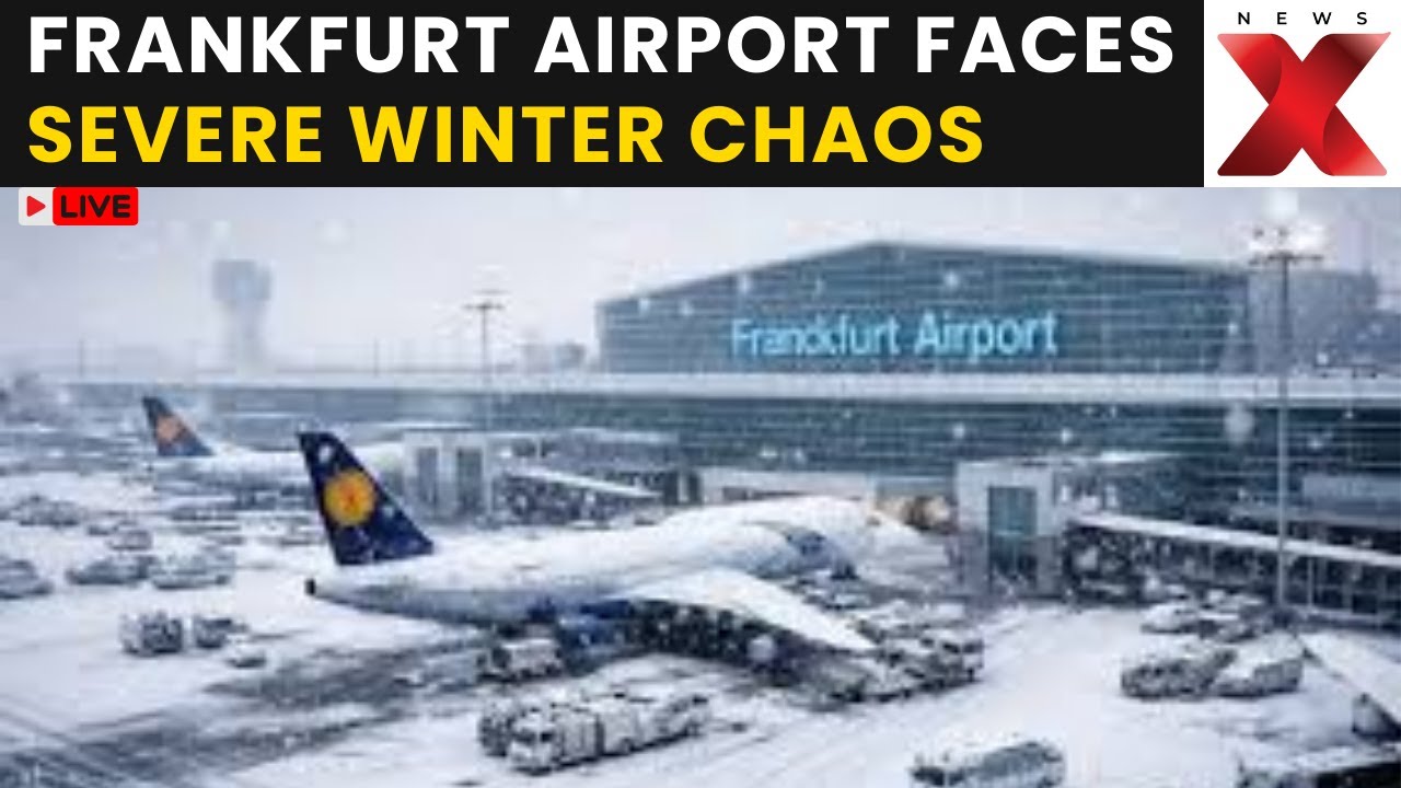 Frankfurt Winter Storm LIVE: Winter Storm Disrupts Frankfurt Airport, Flights Delayed and Canceled