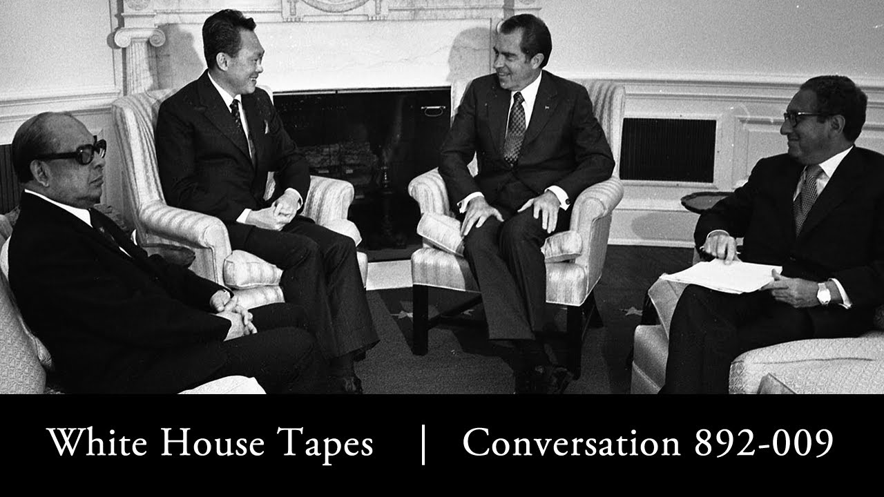 Lee Kuan Yew and Richard Nixon exchange views on China's future, April 10, 1973