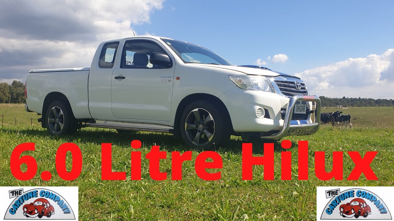2014 Toyota Hilux 2wd gets a Chev LS2 V8 swap.  CartuneNZ turns to the Dark Side.