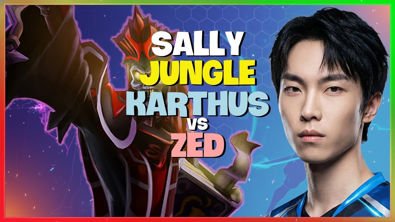Sally Challenger Karthus Jungle Pathing and Global Pressure Strategy Breakdown Engsub