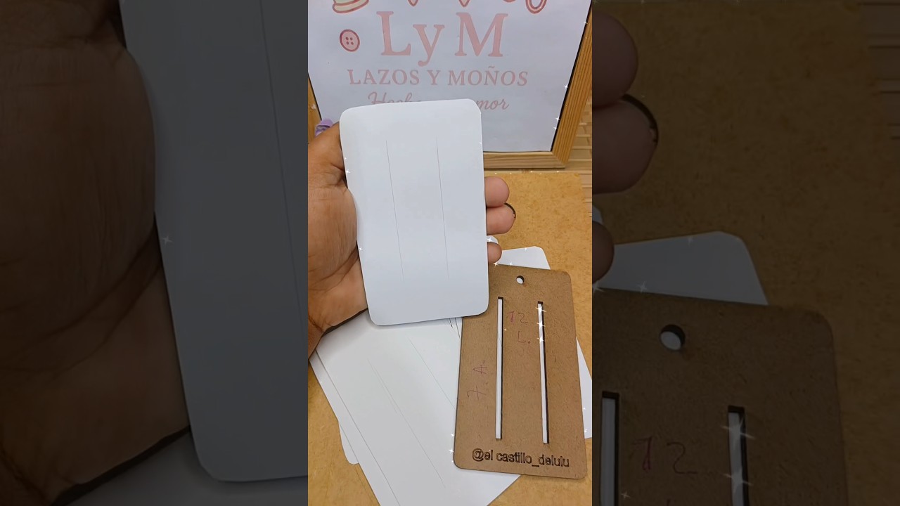 Картонные коробки для бантиков для волос. #красивыебантики #красивыебантики #сделайсам #ручнаяработа