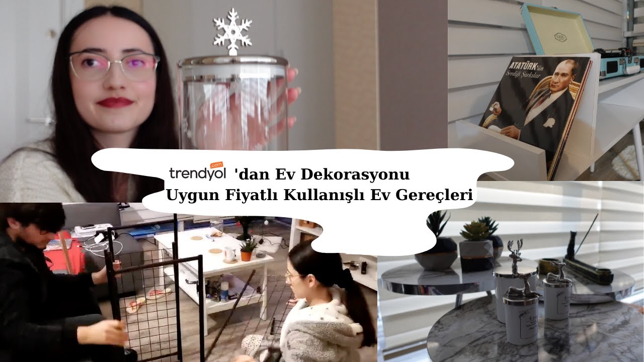 Trendyol Ev Dekorasyonu Alışverişim, Uygun Fiyatlı ve Kullanışlı Ev Gereçleri