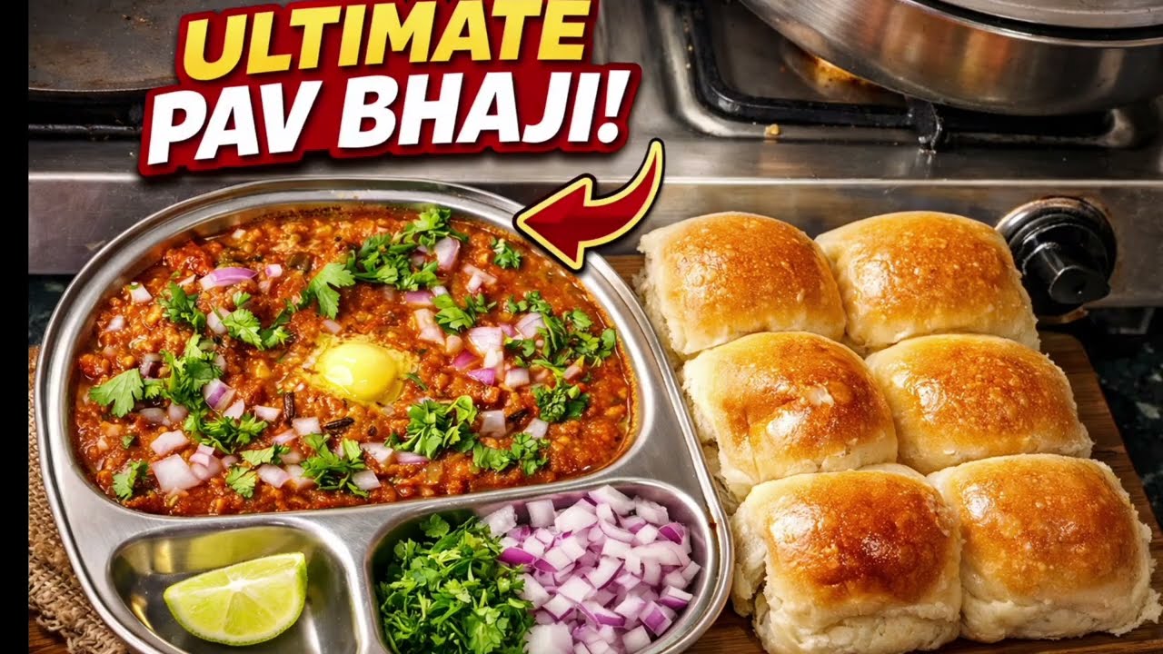 ऐसी पाव भाजी बनेगी के सब रेसीपी पूछेंगे l 1 Plate Pav Bhaji Aur Dil Khush 😍 | Butter Loaded Recipe