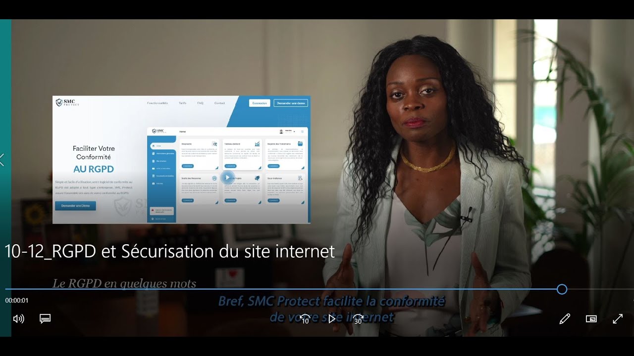 RGPD et Sécurisation du site internet. Vidéo 10/12 by SMC Protect