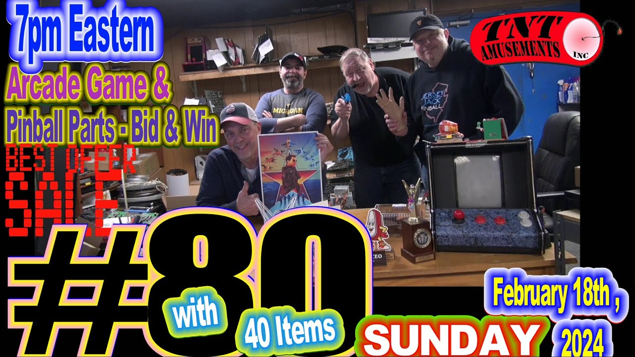 Our BEST OFFER SALE #80 with 40 items up for grabs! at Tnt Amusements