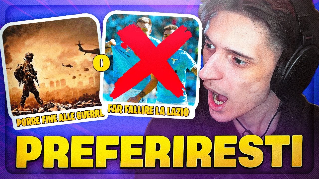 COSA PREFERIRESTI TRA...? w/ Zazzone