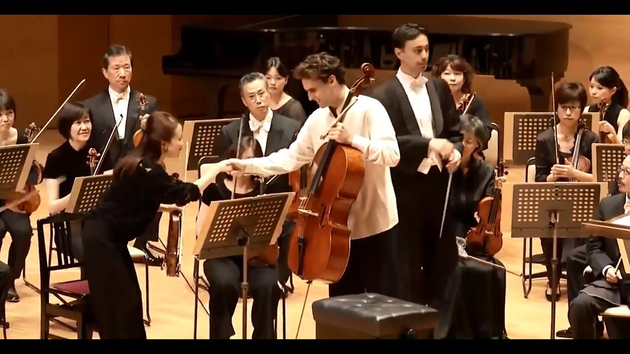 Leonard Elschenbroich, Japan Philharmonic, Ken-David Masur Dvorak Cello Concerto 1st Mov
