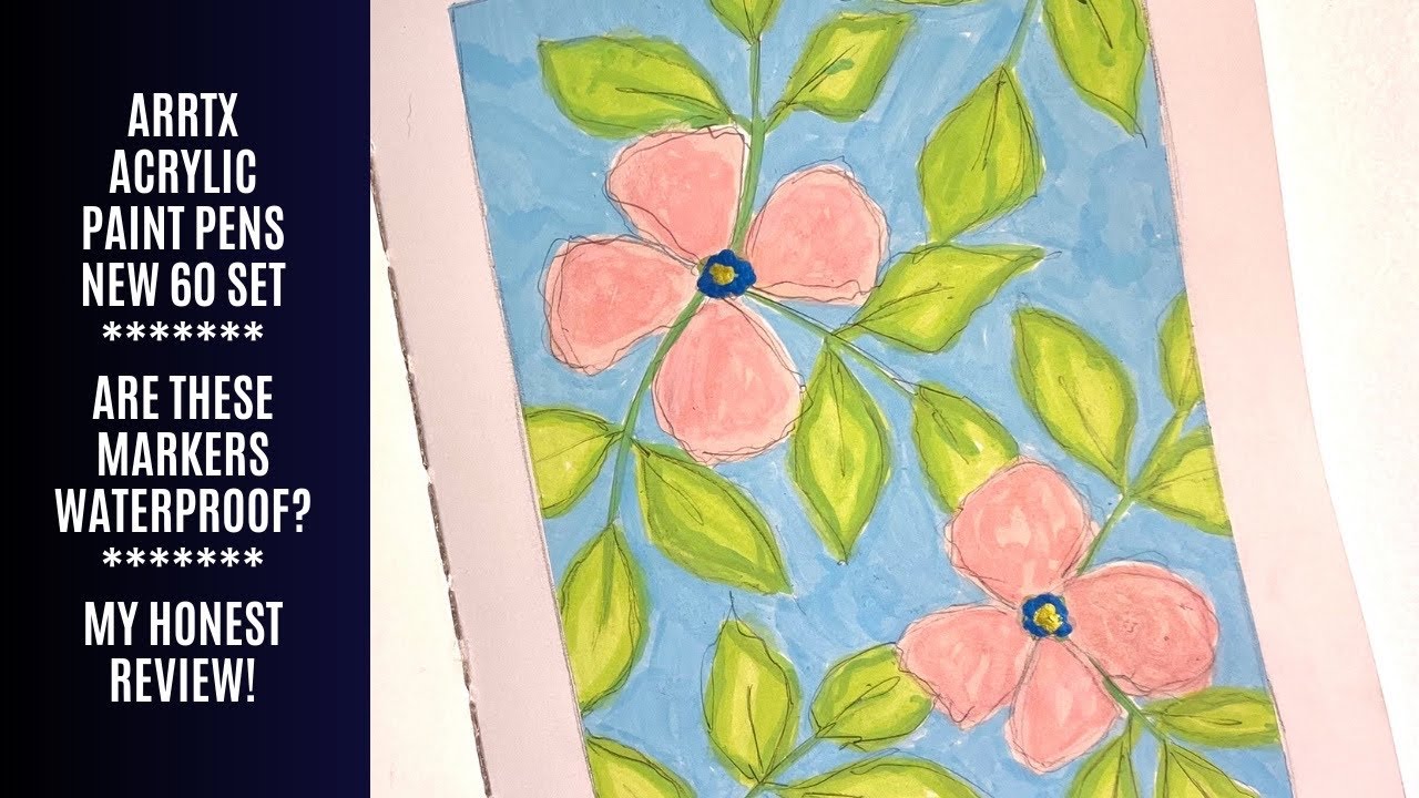 🌸 Акриловые ручки Arrtx — новый набор из 60 штук — мой честный обзор🌸