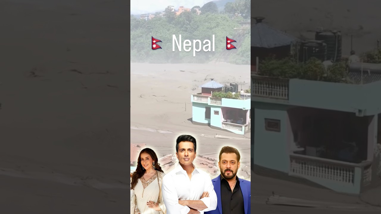 Nepal needs help, and Sonu Sood is the only one who showed up #nepalfloods #sonusood #respect