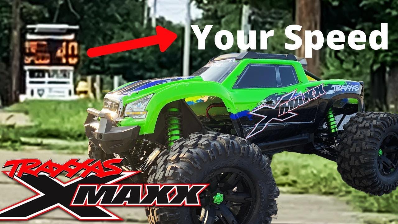 Traxxas Xmaxx TOP SPEED TEST !!! (GPS Recorded)