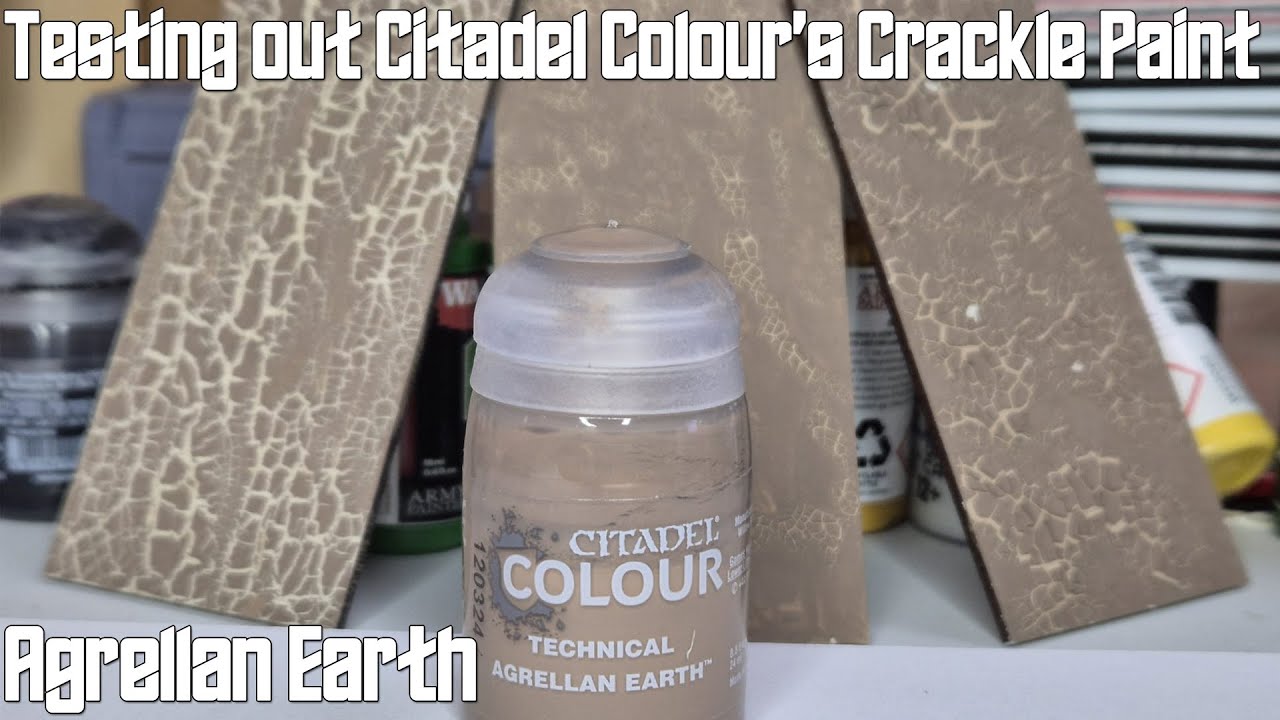 Testing Out Agrellan Earth - Games Workshop Citadel Colour Crackle Paint
