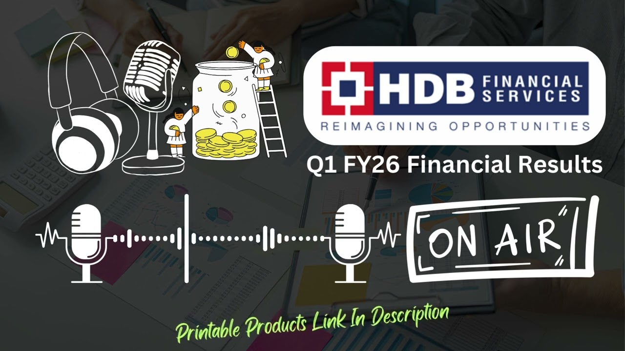 HDB Financial Services Q1 FY26 Results Breakdown | Growth, NPA, AUM & Key Metrics Explained
