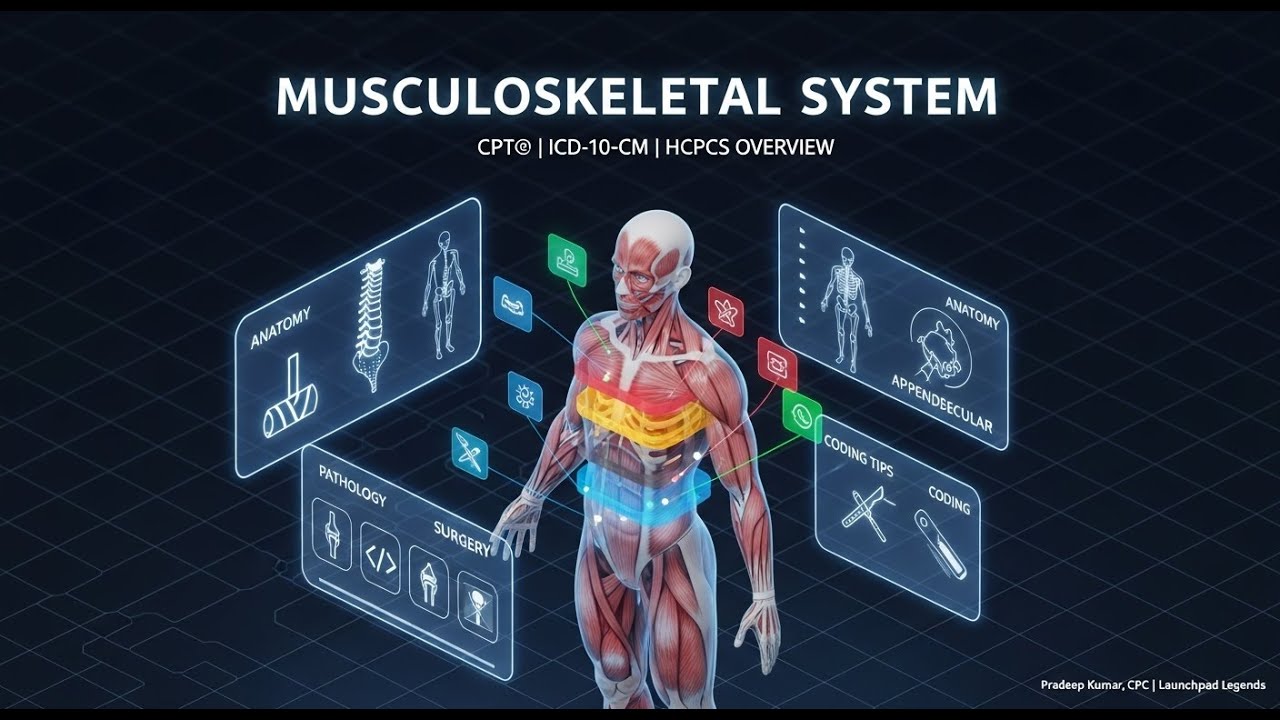 Musculoskeletal System Coding Explained | CPT®, ICD-10-CM, HCPCS Overview