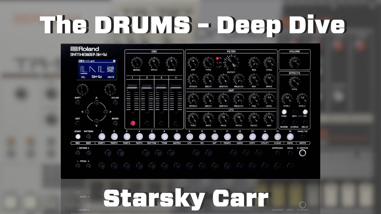 Барабаны Roland SH-4d // Всё, что вы хотели знать + послушай все бас-бочки и малые барабаны