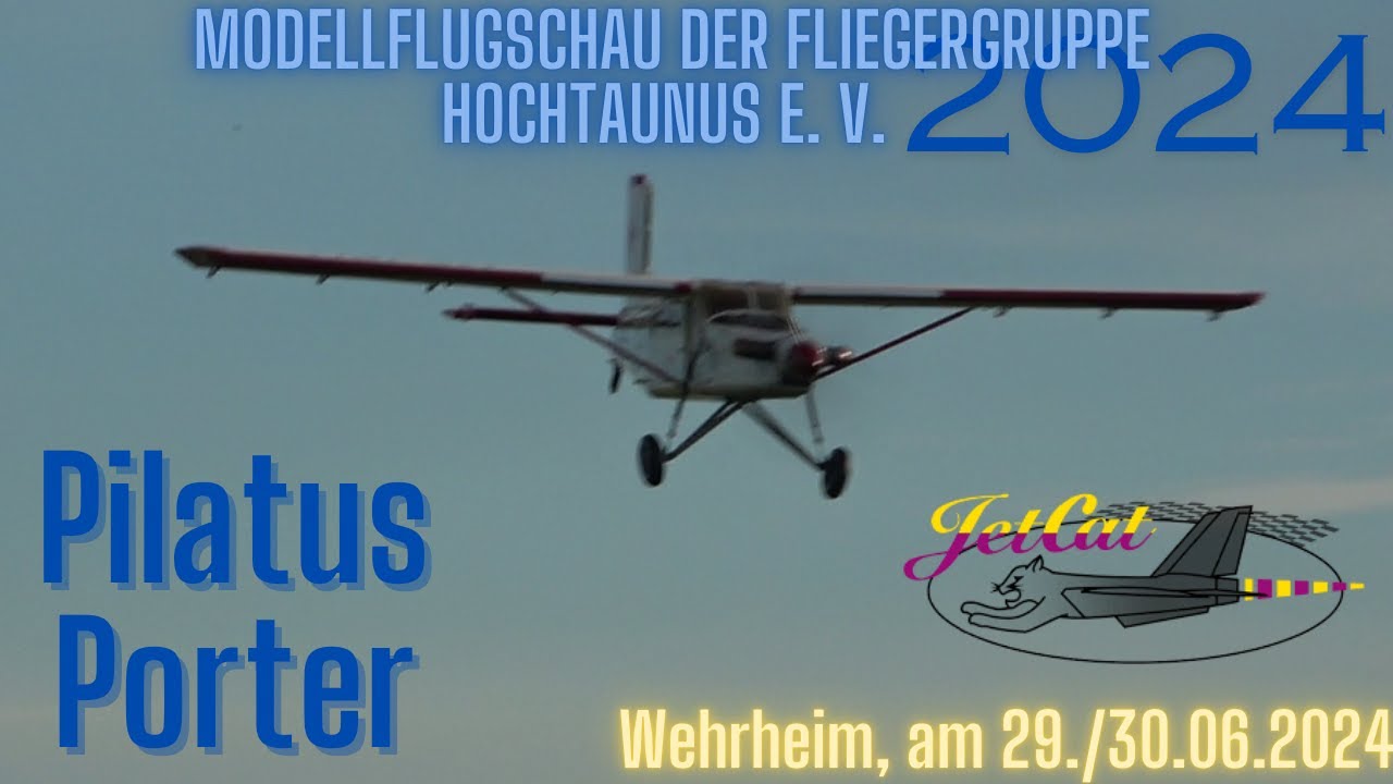 RC TURBINE PILATUS PORTER (Modellflugschau Wehrheim 2024)