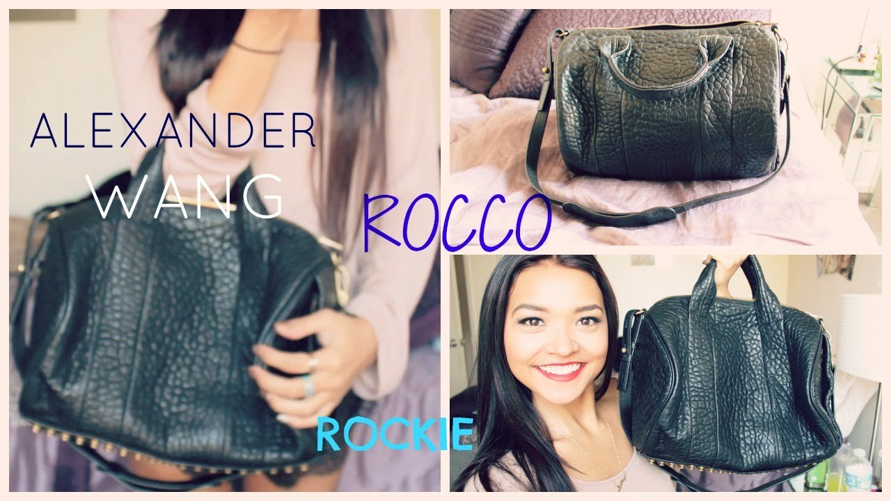Alexander Wang Rocco Bag Review! Comparison to the Rockie || nicole elise