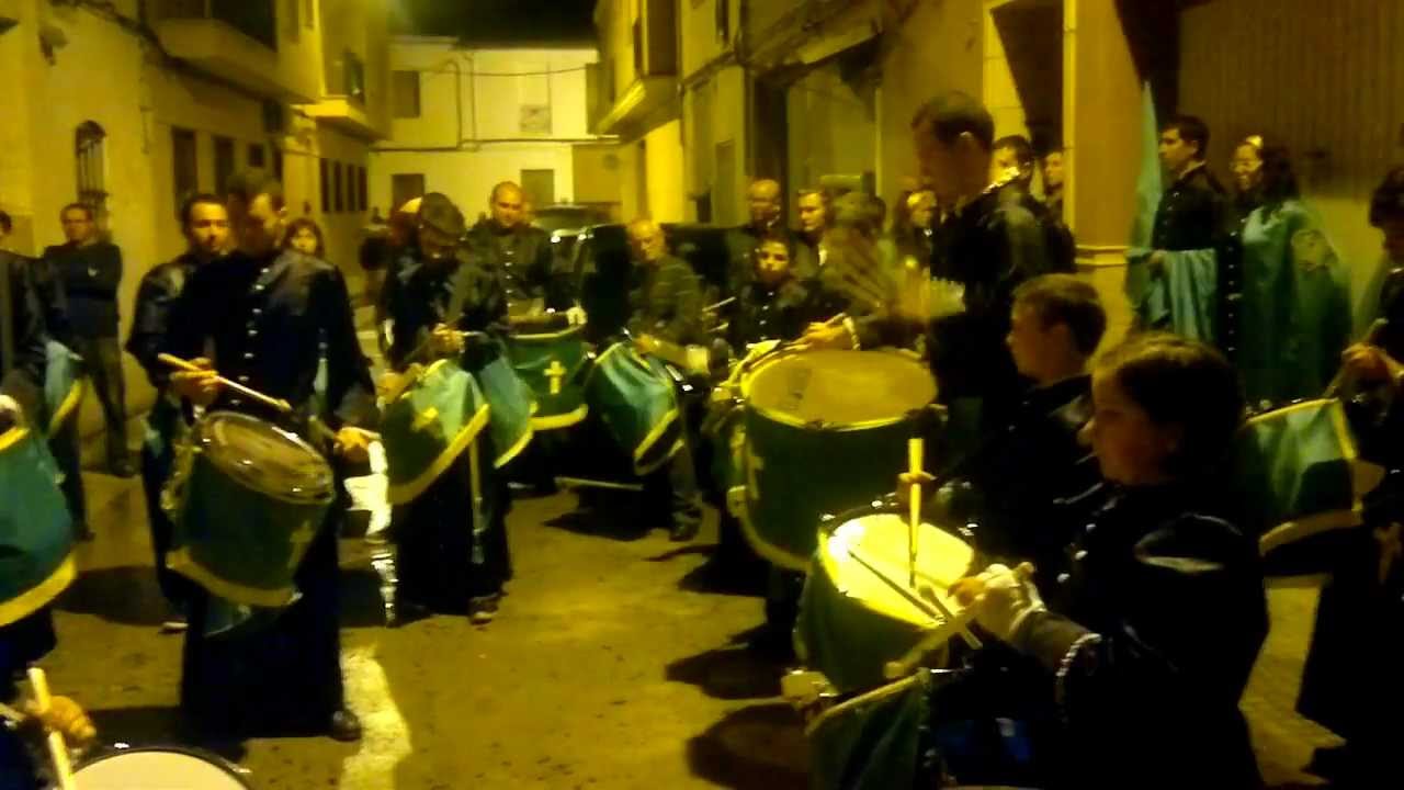 Setmana santa 2012 Alberic. Banda de tambors  de l'Hort (F. Armengol).