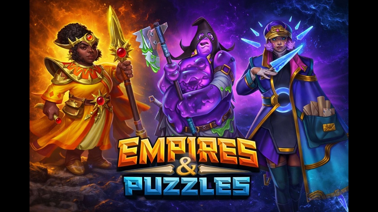 NEUE Helden & Kost&uuml;me  |  Slaymire, Aconia Kost&uuml;m & Gandr Kost&uuml;m  | Empires and Puzzles