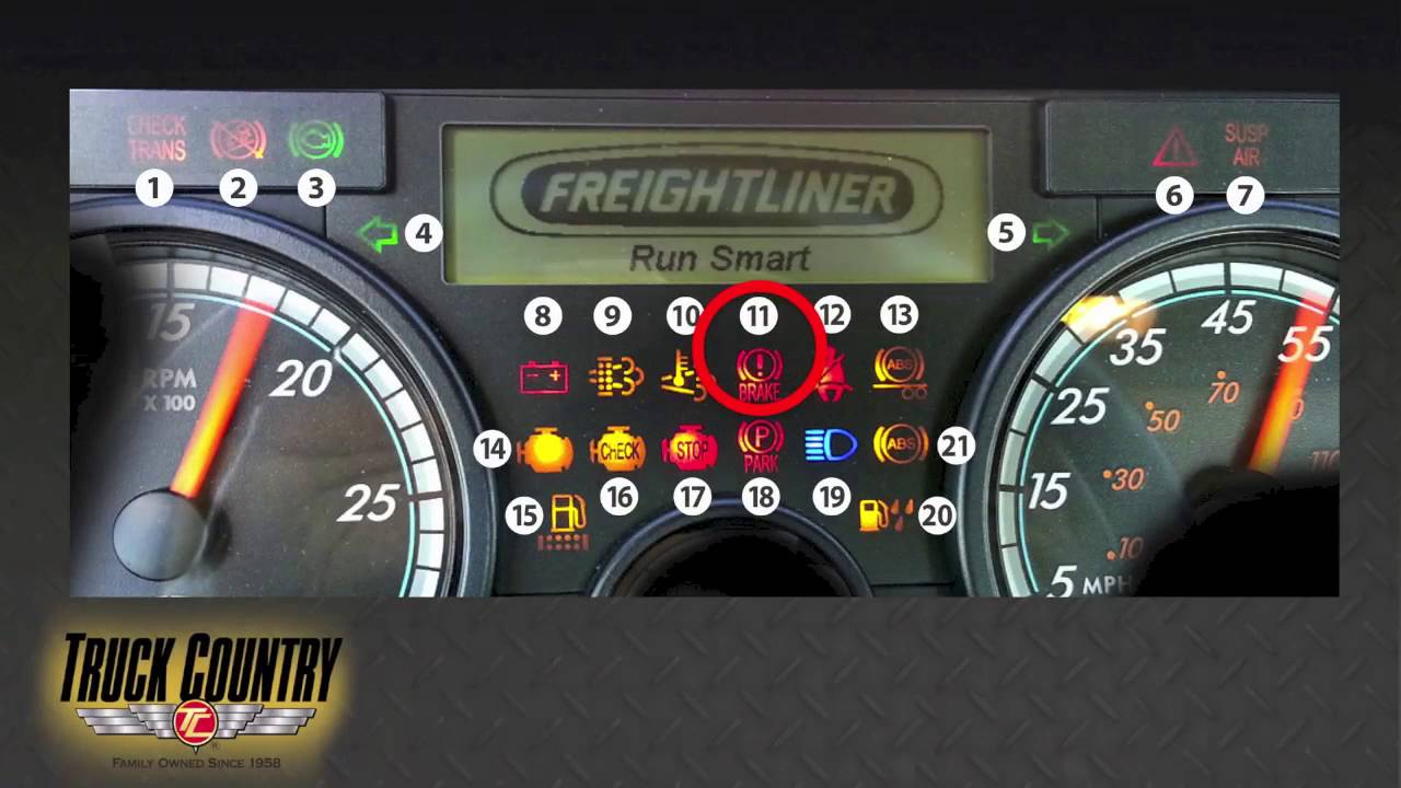 Freightliner Cascadia Dashboard Key