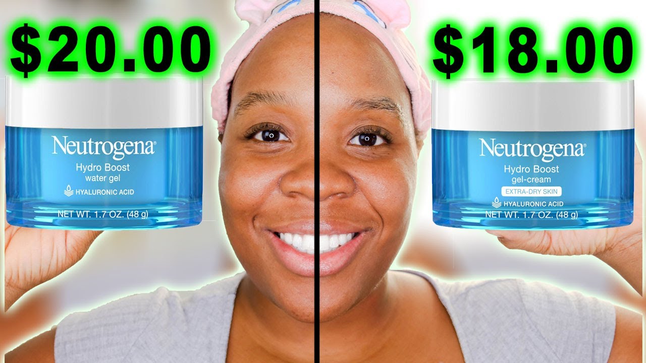 Neutrogena Hydro Boost Water Gel vs. Neutrogena Hydro Boost Gel Cream! Neutrogena Hydro Boost Review