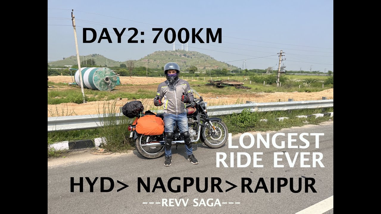 Day 2: Hyderabad to Raipur via Nagpur Adventurous 700km Ride | Home Going Series - 1600Km | RevvSaga