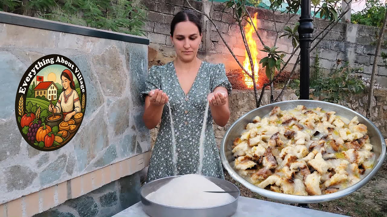 Trahana Tradicionale - Albanian Trahana Recipe in the Village