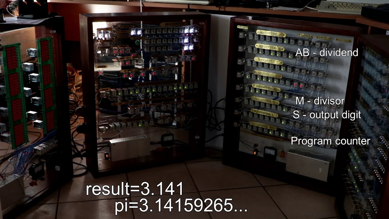 Relay computer calculates 7 digits of Pi