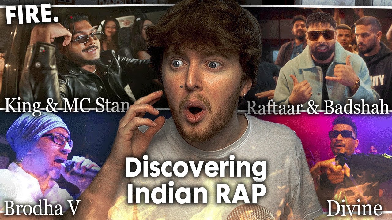DISCOVERING INDIAN RAP! (Brodha V, Divine, King, MC Stan, Raftaar, Badshah | Reaction)