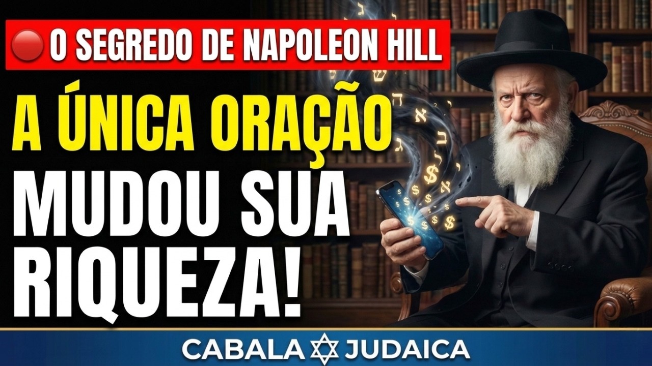 🔴A Oração Hebraica que Napoleon Hill Estudou para Entender a Riqueza | Cabala