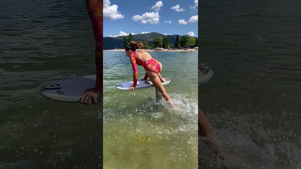 Beachstart like a girl | Foil #shorts