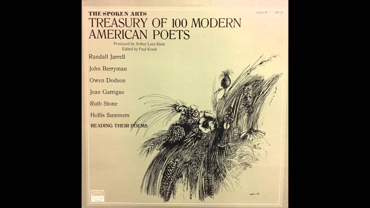 John Berryman Reading Dream Songs (Treasury of 100 Modern American Poets)