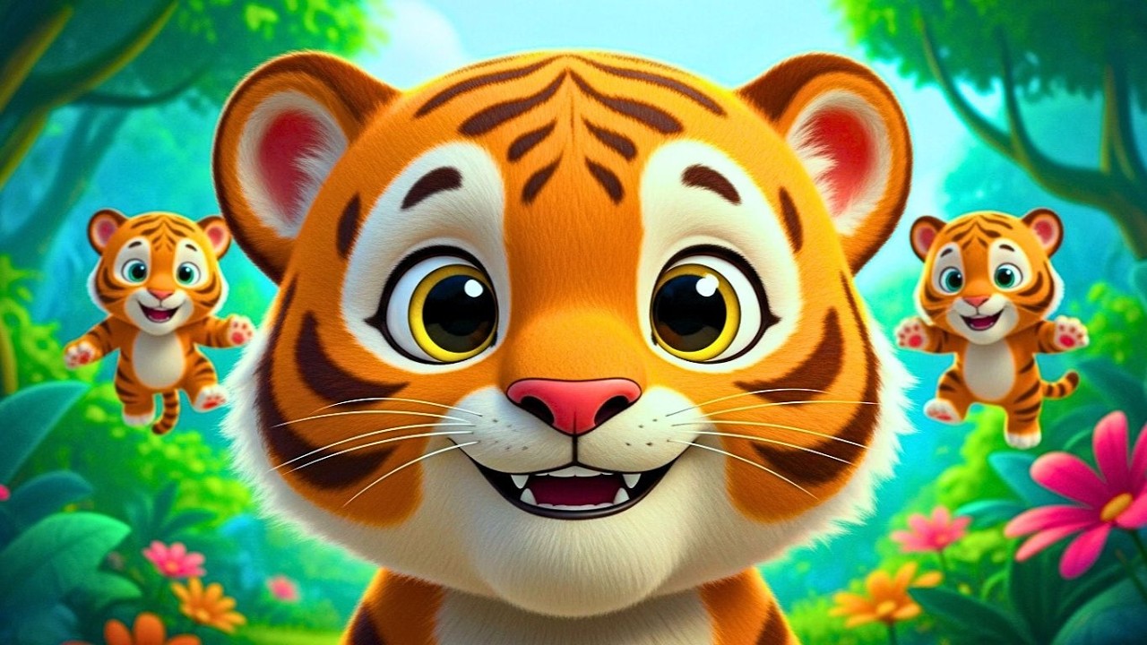 বাঘ মামার মজার ছড়া 🐯  শিখো, হাসো, খেলো   Bangla Kids Rhyme  Preschool Learning 3D Cartoon | RHIMEGO