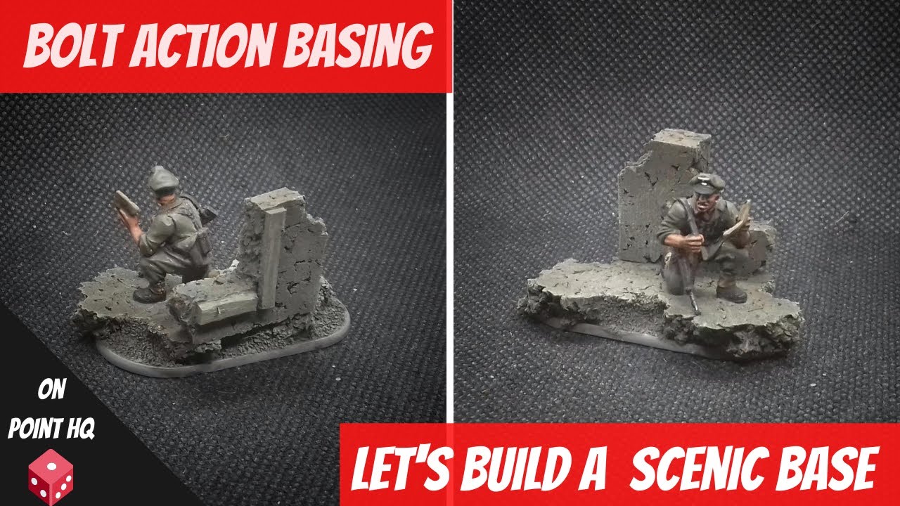 Bolt Action basing - Let's make a scenic base