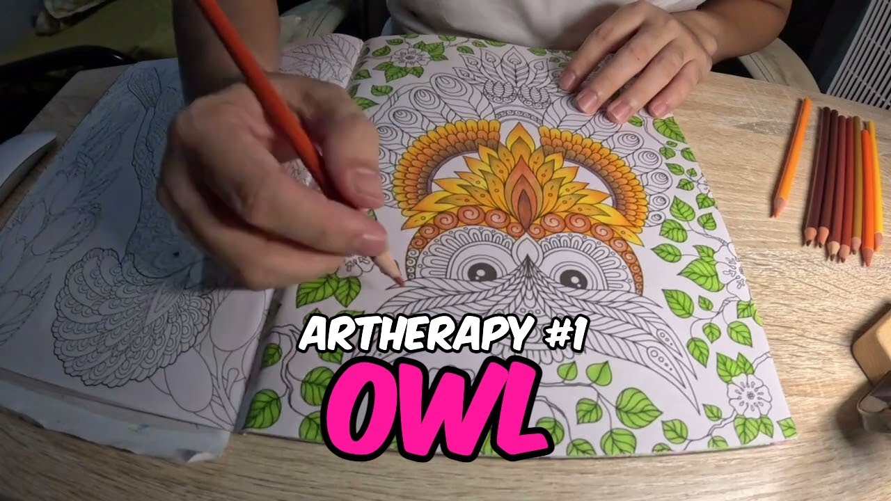 Adult Coloring Book Timelapse | Stress Relief & Creativity | Artherapy #1