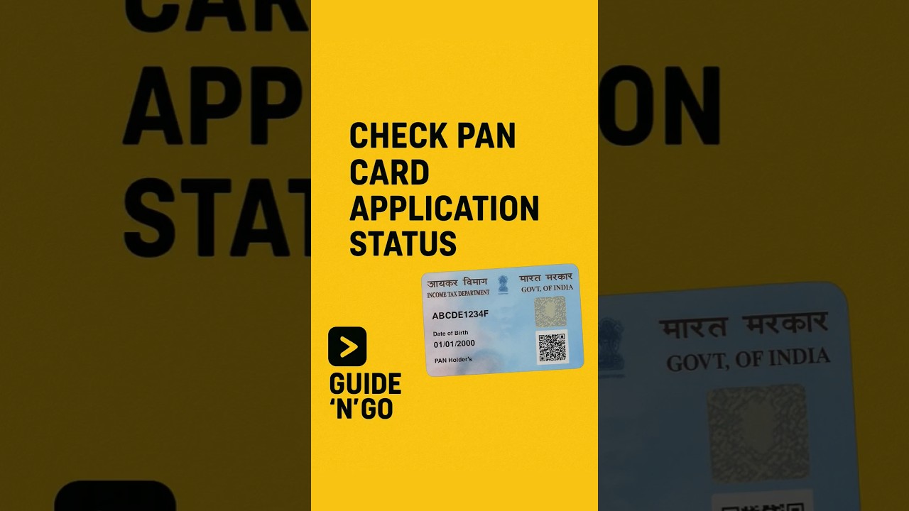 💯 How to Check PAN Card Application Status Online | Guide &rsquo;n&rsquo; Go 👍 #trending #pancard