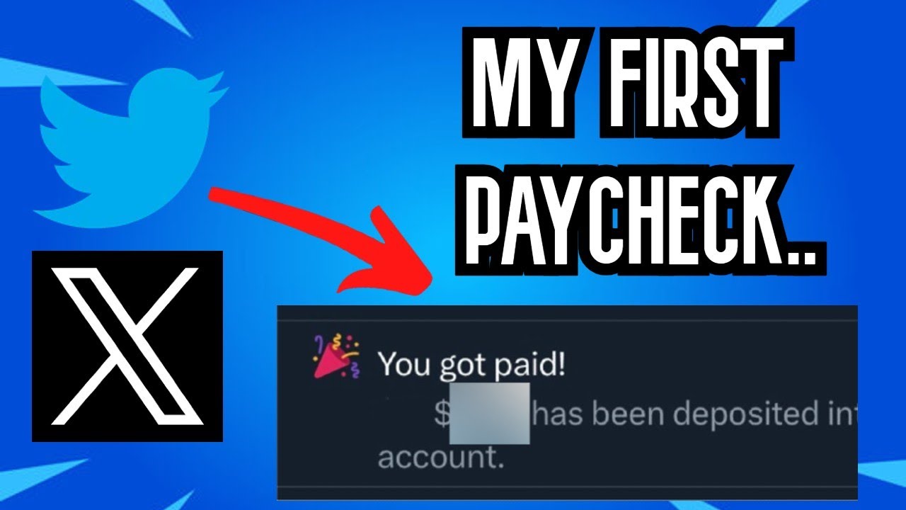 How Much Does Twitter/X Really Pay? (My First Paycheck)