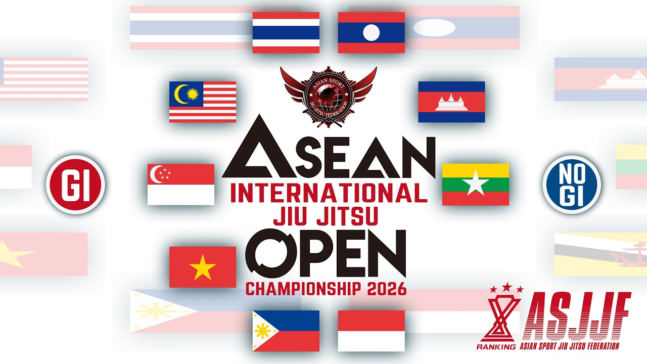 Asean International Jiu Jitsu Open 2026 - MAT 1 / Sun