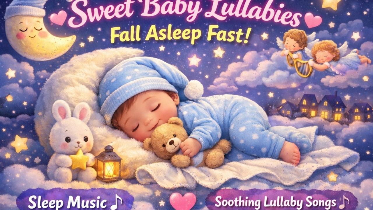 Sleep Instantly Within 3 Minutes 💖♫ Baby Songs to Go to Sleep Bedtime 💖 Naptime 💖 Lullaby