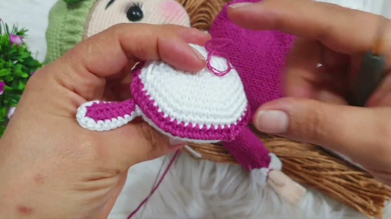 ASYA KIZ ÇANTA TARİFİ #asyakiz #amigurumibebek #amigurumi