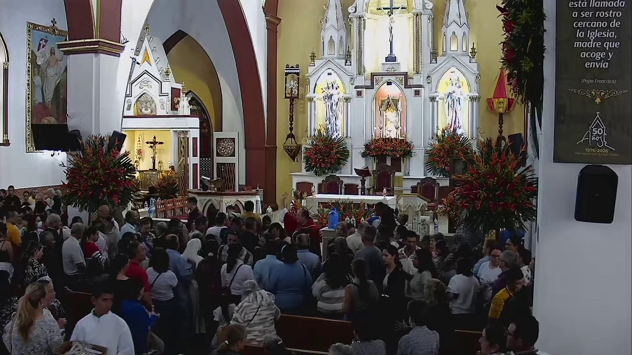 Bodas de Oro Parroquiales | 2 :00 pm Santa Misa / por los  devotos y Peregrinos de San Judas Tadeo.