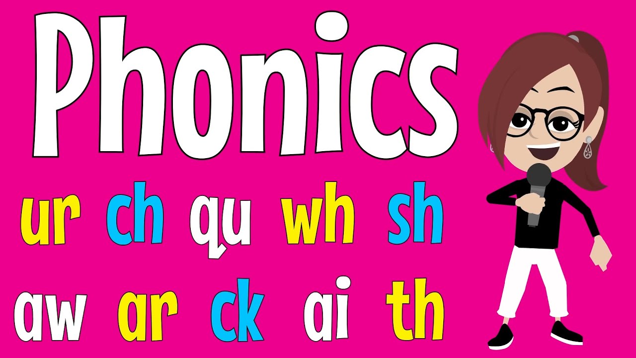 Изучайте фонетические звуки | Песни для детей «ur ch qu wh sh aw ar ck ai th»
